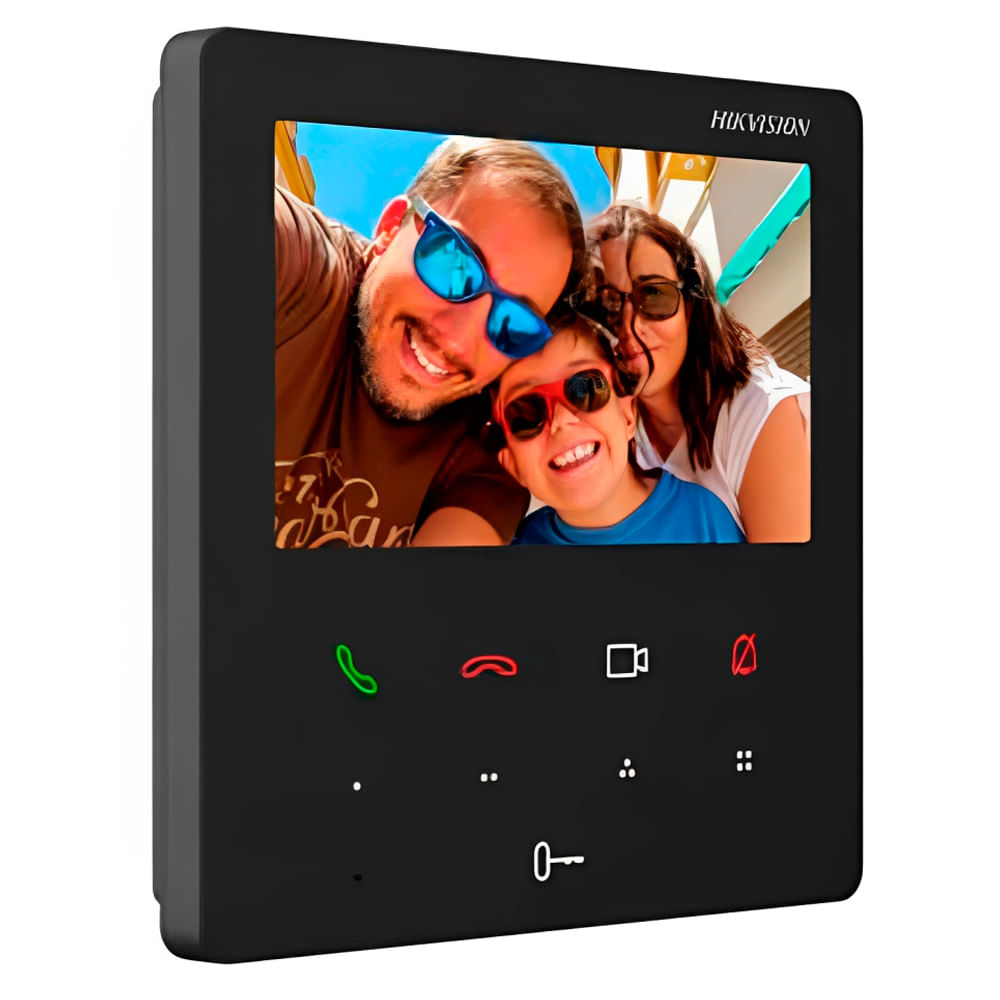 Imagen 2 del producto Monitor para videoportero Hikvision DS-KH6110-WE1, 4,3"", interior, negro